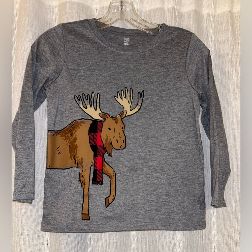 Just One You by Carter’s, long sleeve, Moose, T-Shirt sz 8